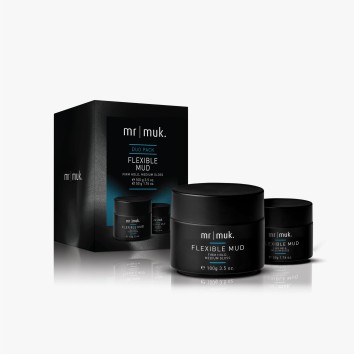 Mr Muk Zestaw z mocną i elastyczną glinką z naturalnym połyskiem 100g  + 50g
